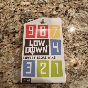 New Low Down Card Game